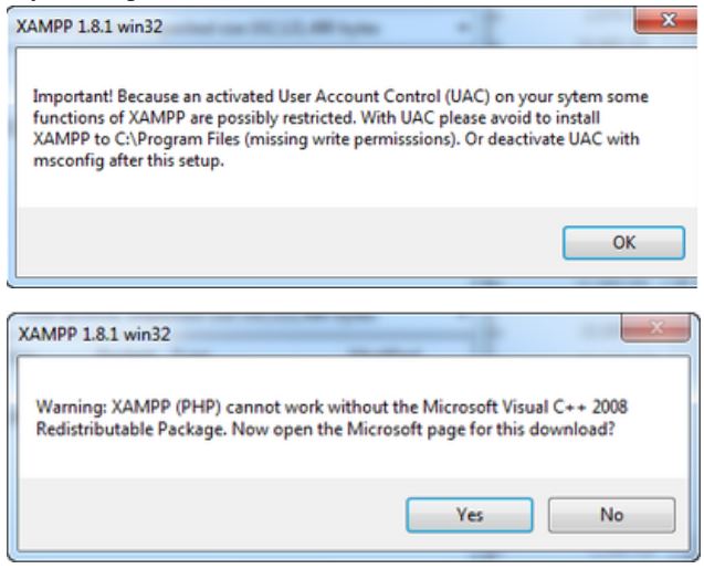 Unduh, install XAMPP Unduh, install XAMPP