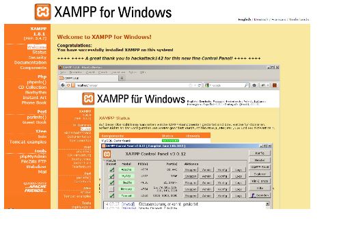 Unduh, install XAMPP Unduh, install XAMPP