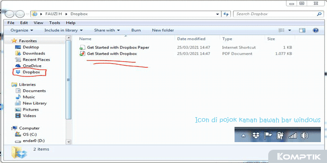 Cara Menggunakan Dropbox di PC Laptop Windows Cara Menggunakan Dropbox di PC Laptop Windows