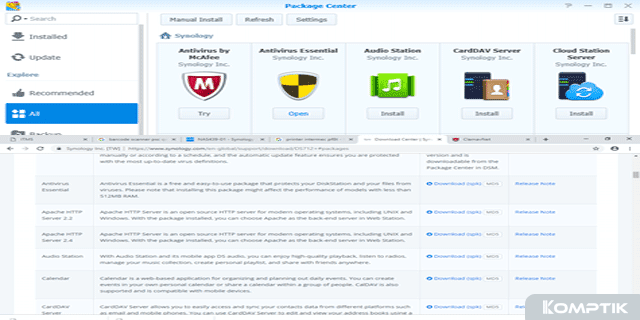 Pengertian dan Panduan Konfigurasi Synology NAS Pengertian dan Panduan Konfigurasi Synology NAS