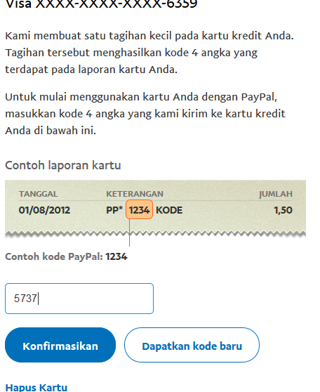 Paypal, VCC Paypal, VCC