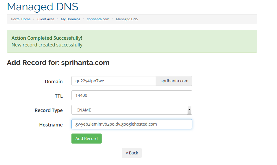 Merubah Nama Domain Pihak Ketiga Di Blogspot Merubah Nama Domain Pihak Ketiga Di Blogspot