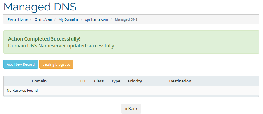 Merubah Nama Domain Pihak Ketiga Di Blogspot Merubah Nama Domain Pihak Ketiga Di Blogspot